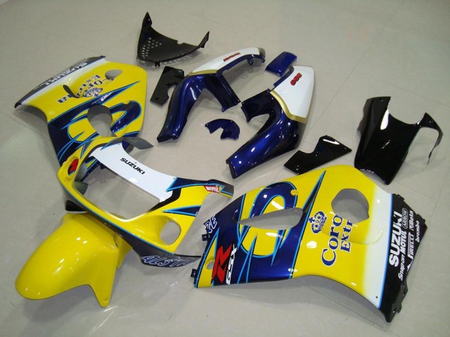 1996-2000 Gelb Corona GSXR 600 Motorrad Verkleidung