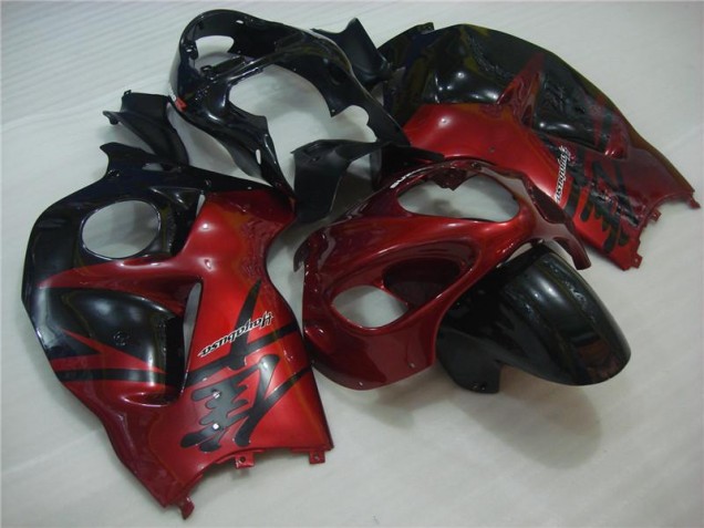 1996-2007 Rot Schwarz GSXR 1300 Hayabusa Motorrad Verkleidungen