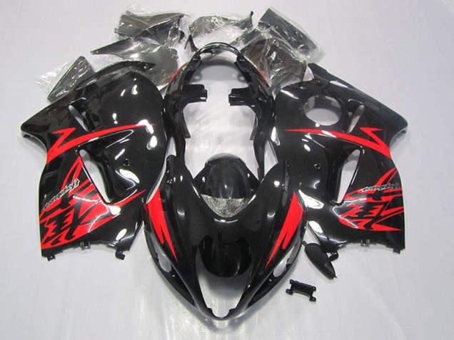 1996-2007 Schwarz Rot GSXR 1300 Hayabusa Motorrad Verkleidung