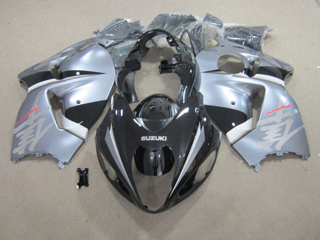 1996-2007 Schwarz Silber GSXR 1300 Hayabusa Motorrad Verkleidung