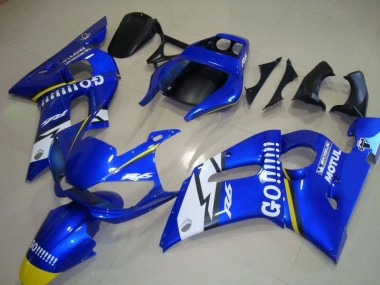 1998-2002 Blau Go Motul YZF R6 Motorrad Verkleidung