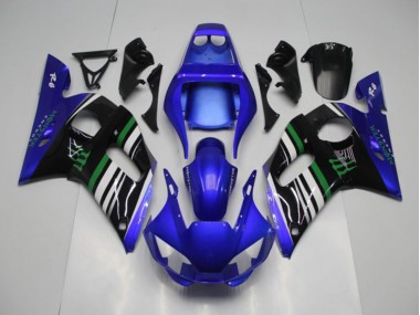 1998-2002 Blau Monster YZF R6 Motorrad Verkleidung