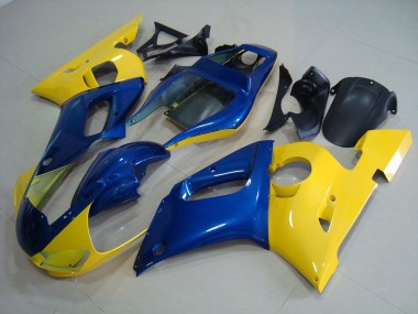 1998-2002 Gelb Blau YZF R6 Motorrad Verkleidung