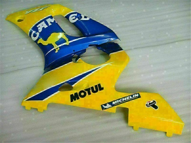 1998-2002 Gelb Blau YZF R6 Motorrad Vollverkleidung