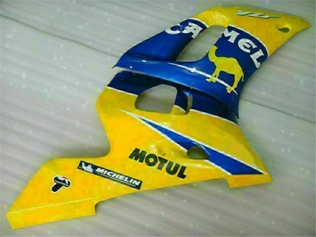 1998-2002 Gelb Blau YZF R6 Motorrad Vollverkleidung