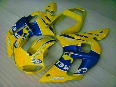 1998-2002 Gelb Blau YZF R6 Motorrad Vollverkleidung