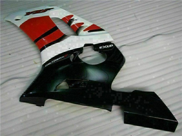 1998-2002 Rot Schwarz YZF R6 Motorrad Vollverkleidung