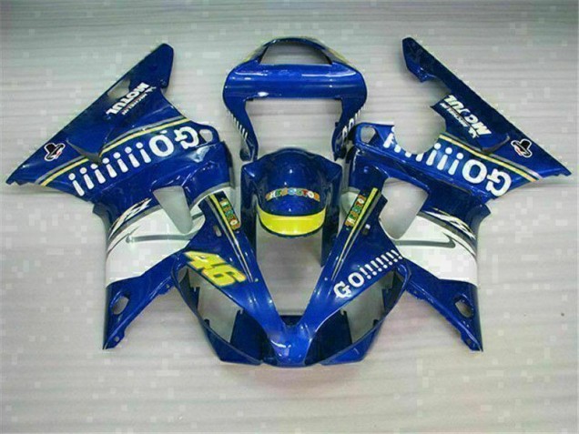 2000-2001 Blau YZF R1 Motorrad Vollverkleidung & Plastik