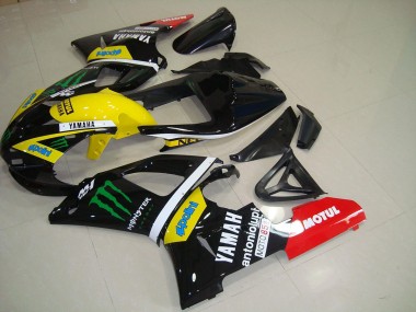 2000-2001 Gelb Monster YZF R1 Motorrad Verkleidung