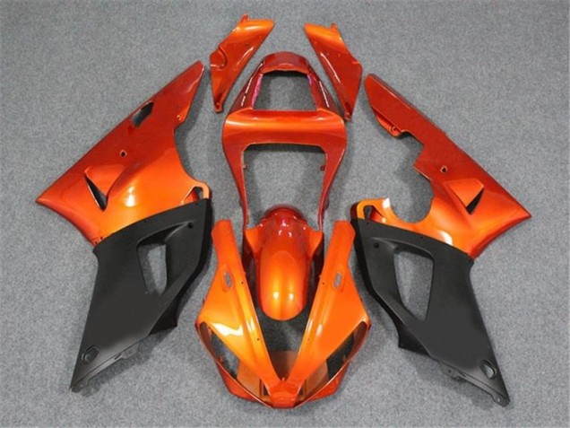 2000-2001 Orange Schwarz YZF R1 Motorrad Verkleidung