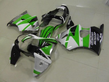 2000-2002 Grün weiße Streifen ZX6R Motorrad Verkleidung