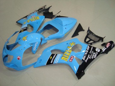 2000-2002 Hell blau Schwarz GSXR 1000 Motorrad Verkleidung