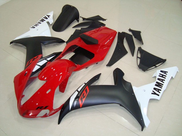 2002-2003 Matt Schwarz Rot YZF R1 Motorrad Verkleidung