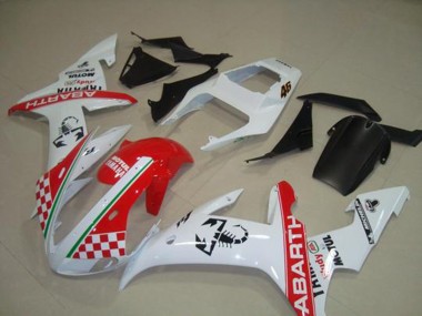 2002-2003 Rot Weiß Flag YZF R1 Motorrad Verkleidung