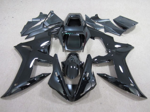 2002-2003 Schwarz YZF R1 Motorrad Verkleidung & Plastik