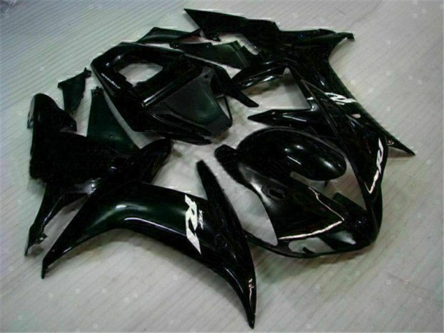 2002-2003 Schwarz YZF R1 Motorradverkleidung