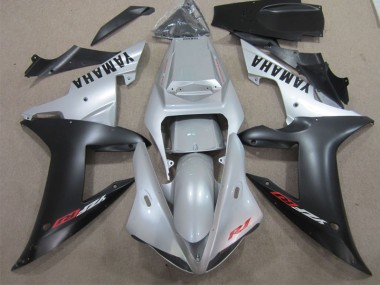 2002-2003 Silber Schwarz YZF R1 Motorrad Vollverkleidung