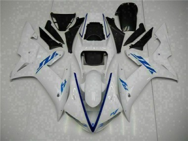 2002-2003 Weiß YZF R1 Motorrad Verkleidung & Plastik