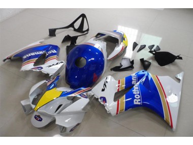 2002-2013 Blau Weiß Rothmans VFR800 Motorrad Verkleidung
