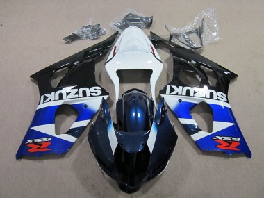 2003-2004 Blau weißer Aufkleber GSXR 1000 Motorrad Verkleidungen