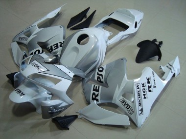 2003-2004 Repsol Weiß Silber CBR600RR Motorrad Verkleidung