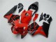 2003-2004 Rot Schwarz CBR600RR Motorrad Verkleidung Komplett Sets