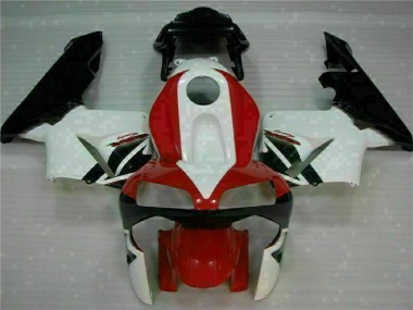 2003-2004 Rot Weiß CBR600RR Motorrad Verkleidungen