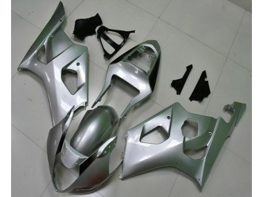 2003-2004 Silber GSXR 1000 Motorrad Verkleidung Komplett Sets