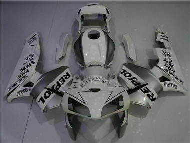 2003-2004 Weiß Repsol CBR600RR Motorrad Verkleidung