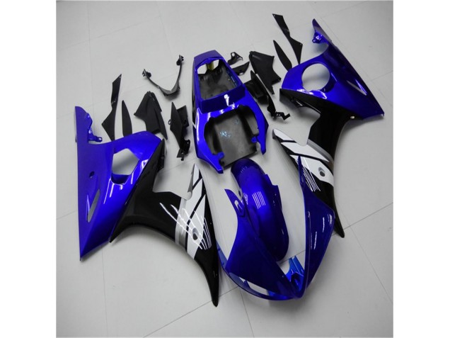 2003-2005 Blau Weiß Schwarz YZF R6 Motorrad Verkleidung