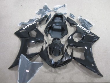 2003-2005 Schwarz Weiß Aufkleber YZF R6 Motorrad Verkleidung