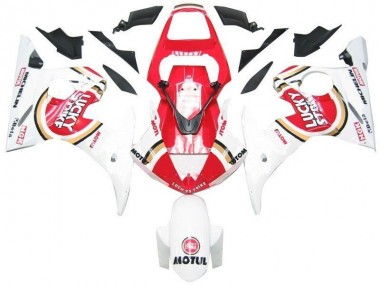 2003-2005 Weiß Rot Lucky Strike YZF R6 Motorrad Verkleidung