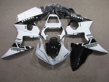 2003-2005 Weiß Schwarz YZF R6 Motorrad Verkleidung