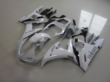 2003-2005 Weiß Und Grau Aufkleber YZF R6 Motorrad Verkleidung