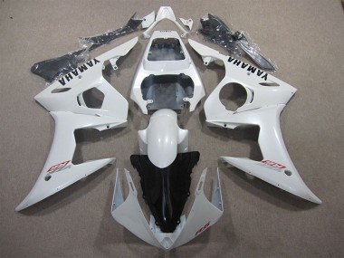 2003-2005 Weiß YZF R6 Motorrad Verkleidungen