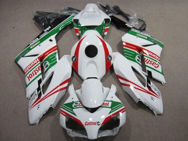 2004-2005 Weiß Rot Castrol CBR1000RR Motorrad Verkleidung