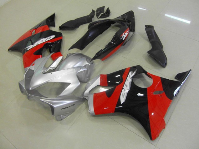 2004-2007 Schwarz Rot Silber CBR600 F4i Motorrad Vollverkleidung