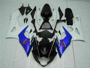 2005-2006 Blau Weiß GSXR 1000 Motorrad Verkleidung