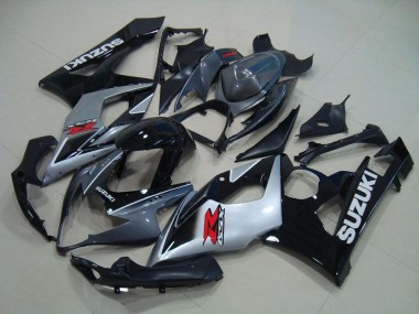 2005-2006 Grau Schwarz Silber GSXR 1000 Motorrad Verkleidung