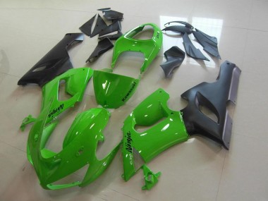 2005-2006 Grün ZX6R Motorrad Verkleidung Komplett Sets