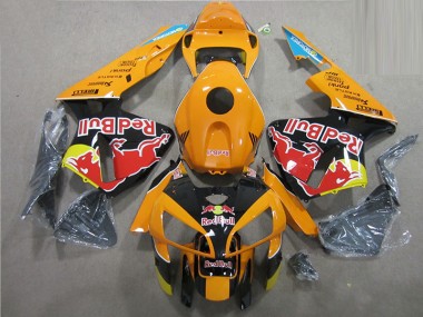 2005-2006 Orange Schwarz Rot Bull CBR600RR Motorrad Verkleidung