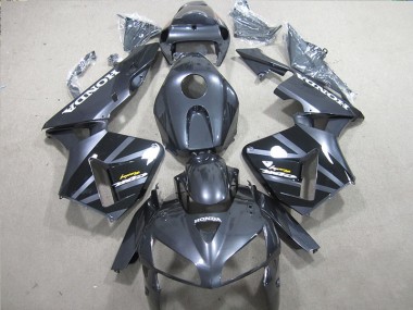 2005-2006 Schwarz CBR600RR Motorrad Vollverkleidung & Plastik