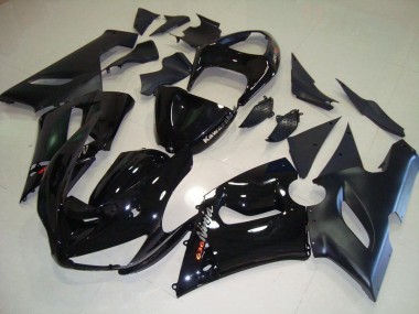 2005-2006 Schwarz ZX6R Motorrad Vollverkleidung