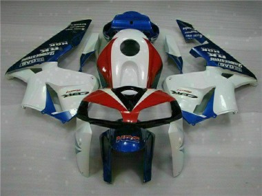 2005-2006 Weiß Blau CBR600RR Motorrad Verkleidungen