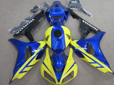 2006-2007 Blau Gelb CBR1000RR Motorrad Verkleidungen