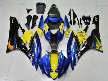 2006-2007 Blau Hai YZF R6 Motorrad Verkleidung