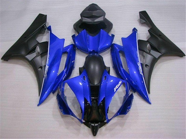 2006-2007 Blau Schwarz YZF R6 Motor Verkleidung