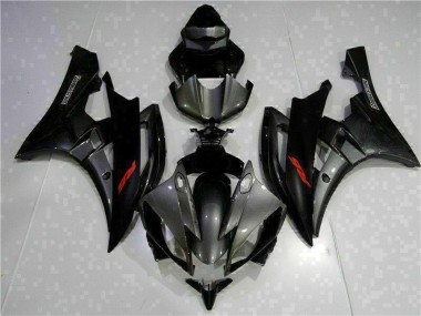 2006-2007 Grau Schwarz YZF R6 Motorrad Verkleidung