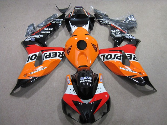 2006-2007 Orange Repsol CBR1000RR Motorrad Verkleidung