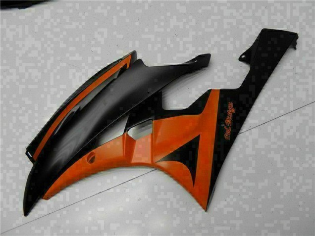 2006-2007 Orange Schwarz YZF R6 Motorrad Verkleidung